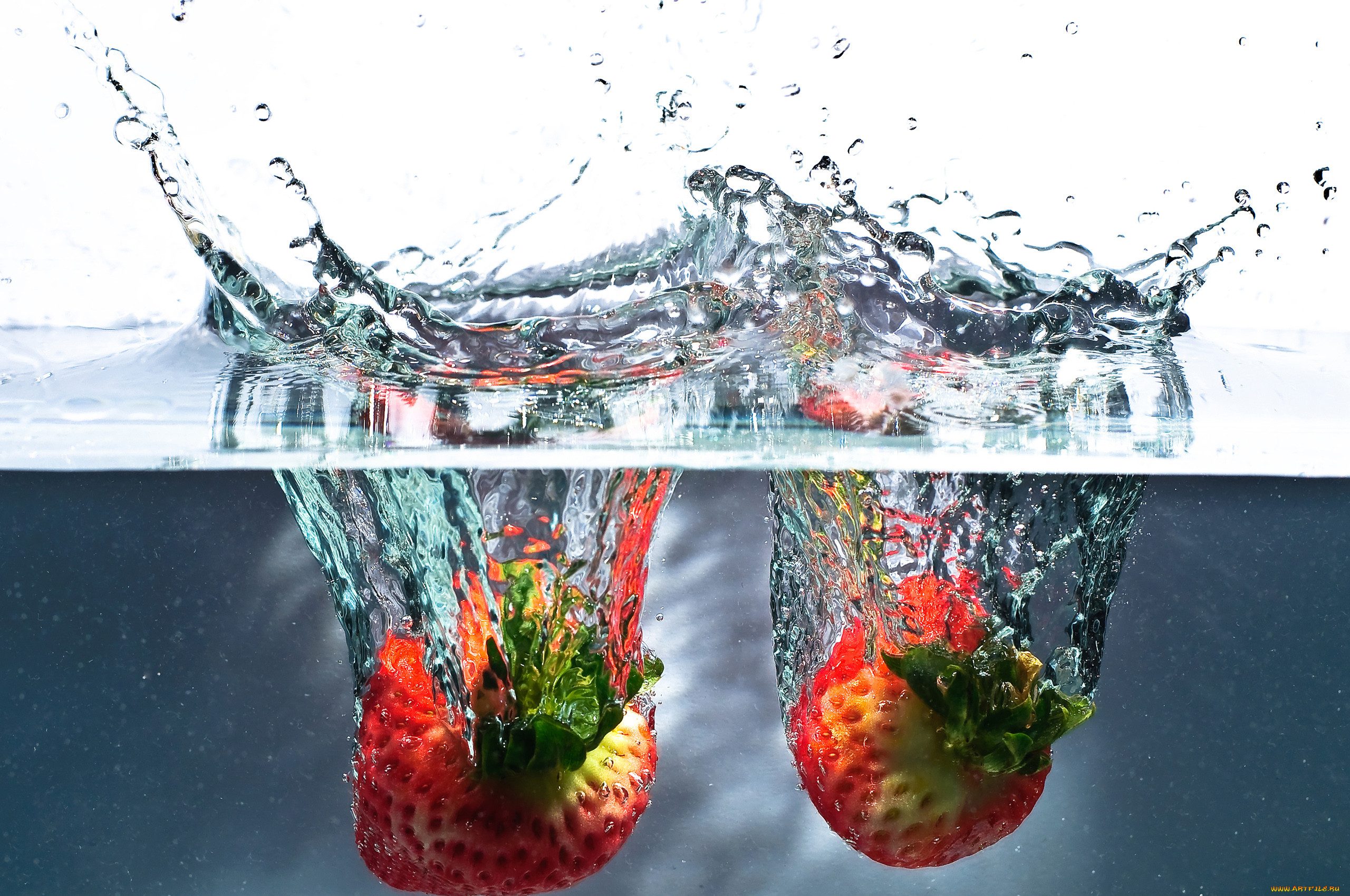 , ,  , water, strawberry